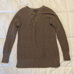 Brown Knitted Sweater